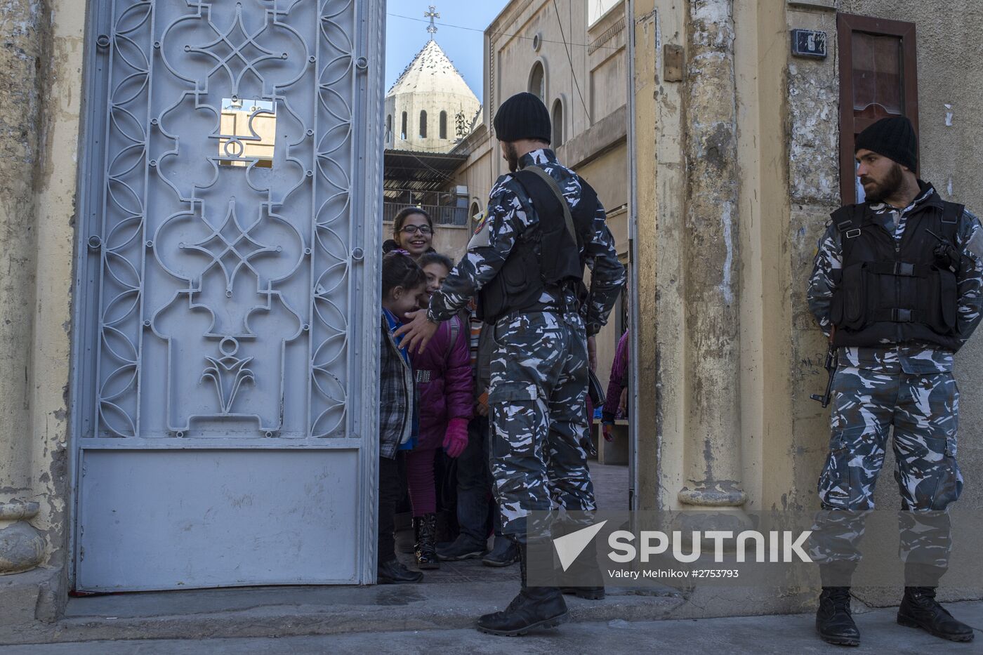 Assyrian 'Sotoro' self-defense forces in Al-Qamishli city