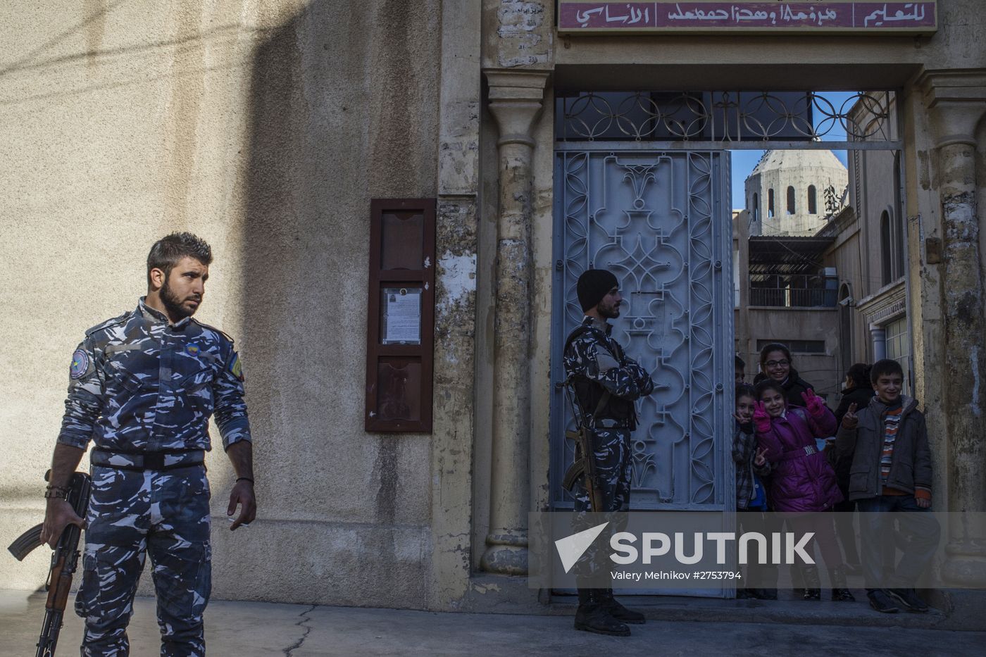 Assyrian 'Sotoro' self-defense forces in Al-Qamishli city