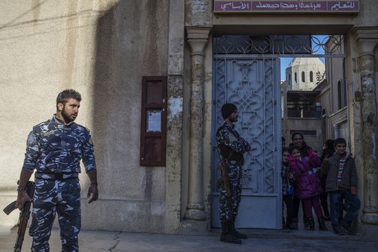 Assyrian 'Sotoro' self-defense forces in Al-Qamishli city