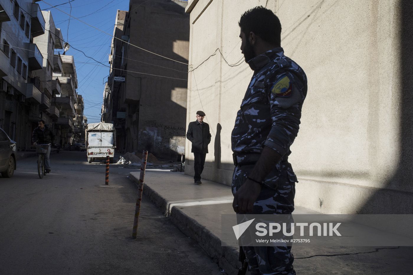Assyrian 'Sotoro' self-defense forces in Al-Qamishli city