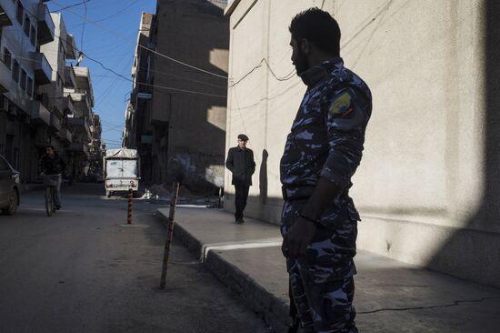 Assyrian 'Sotoro' self-defense forces in Al-Qamishli city