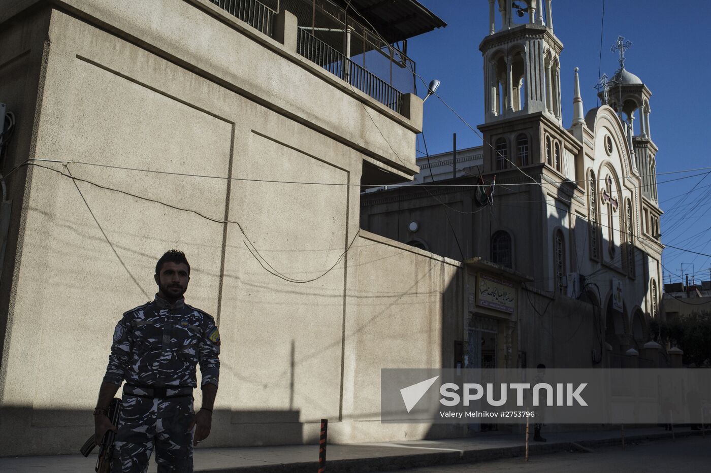 Assyrian 'Sotoro' self-defense forces in Al-Qamishli city