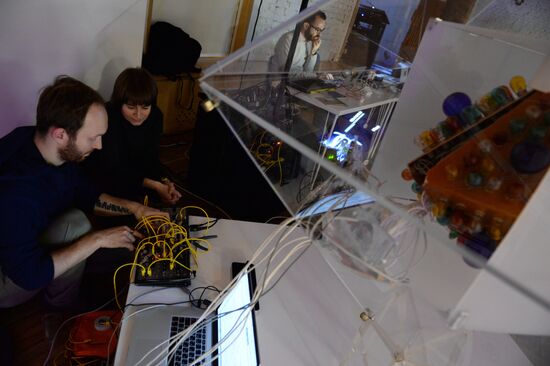 "Polytech. Science. Art" exhibition opening