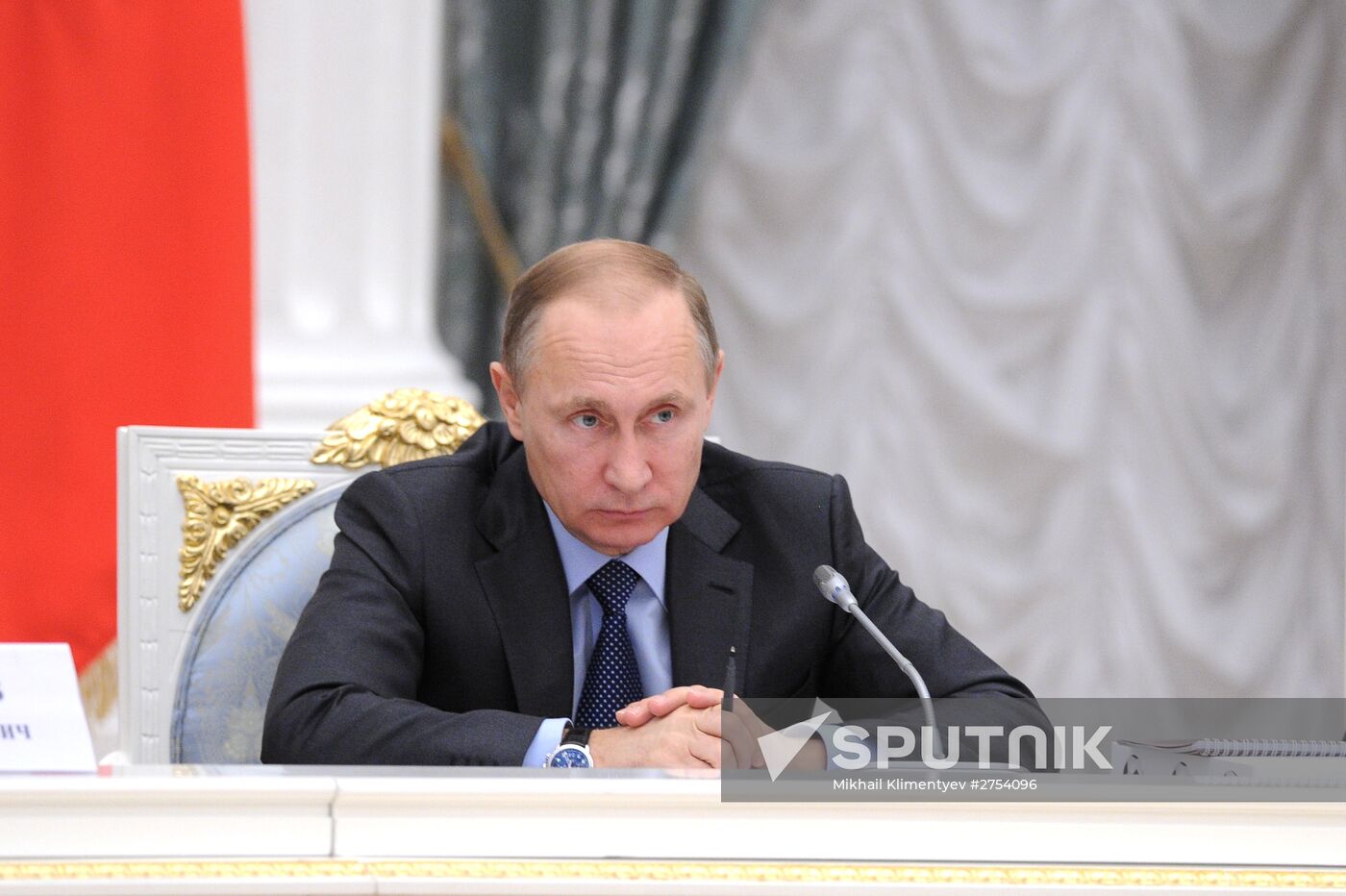 President Vladimir Putin holds meeting of Presidential Council for Physical Fitness and Sports and Russia-2018 Organizing Committee