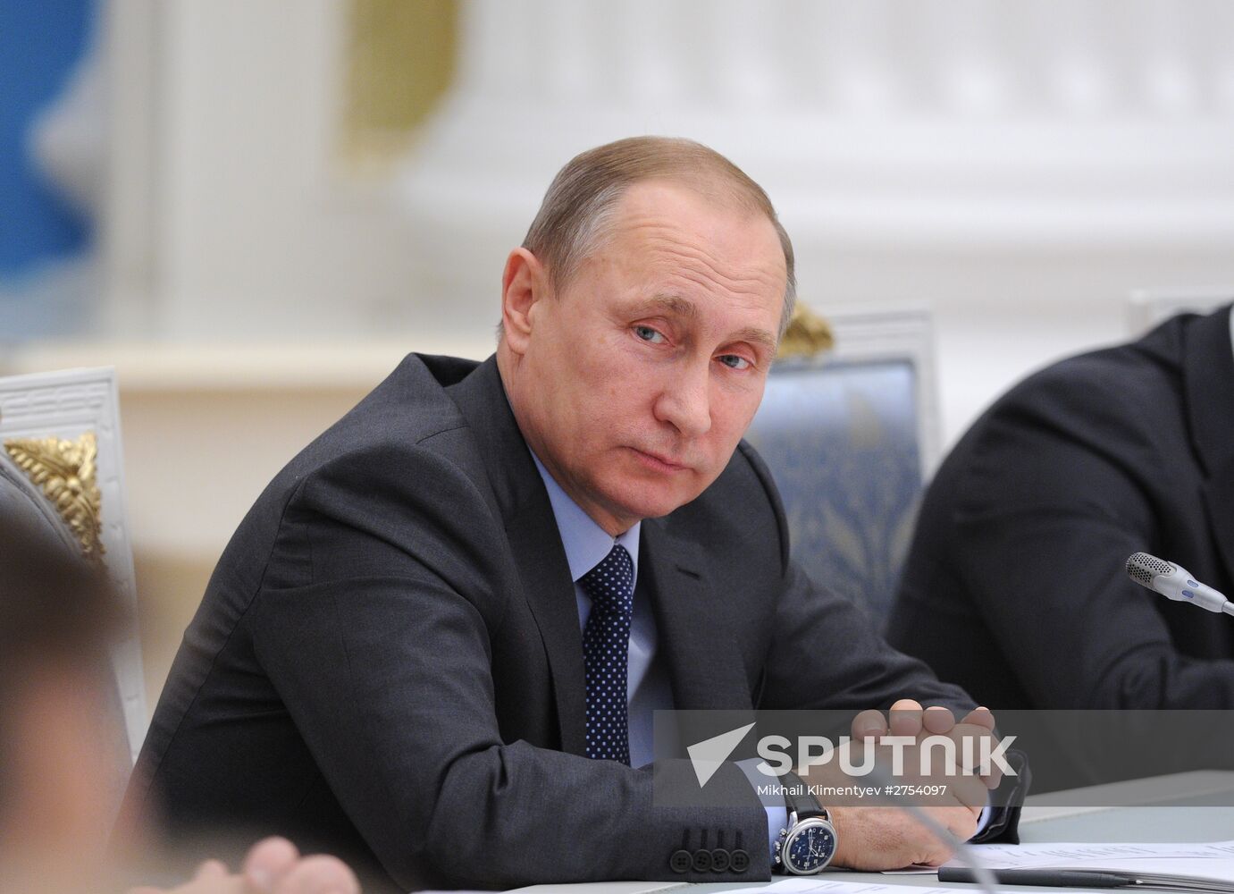 President Vladimir Putin holds meeting of Presidential Council for Physical Fitness and Sports and Russia-2018 Organizing Committee