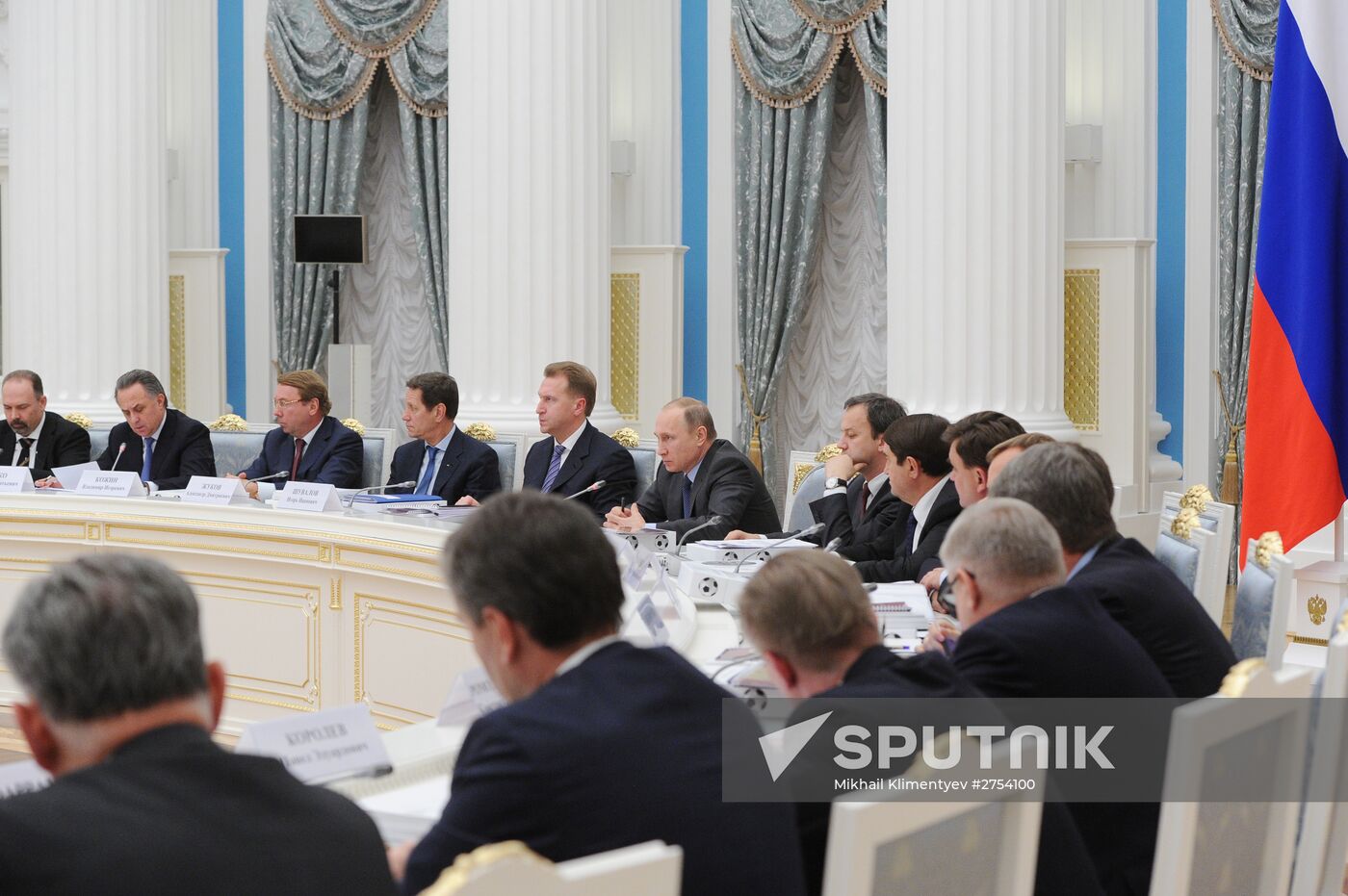 President Vladimir Putin holds meeting of Council on Physical Fitness and Sports and Russia-2018 Organizing Committee
