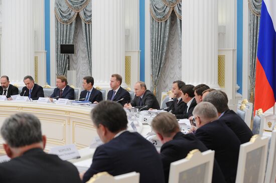 President Vladimir Putin holds meeting of Council on Physical Fitness and Sports and Russia-2018 Organizing Committee