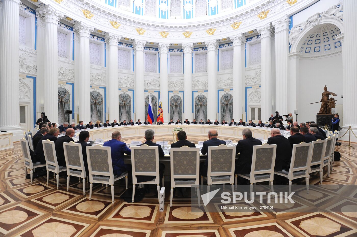 President Vladimir Putin holds meeting of Council on Physical Fitness and Sports and Russia-2018 Organizing Committee