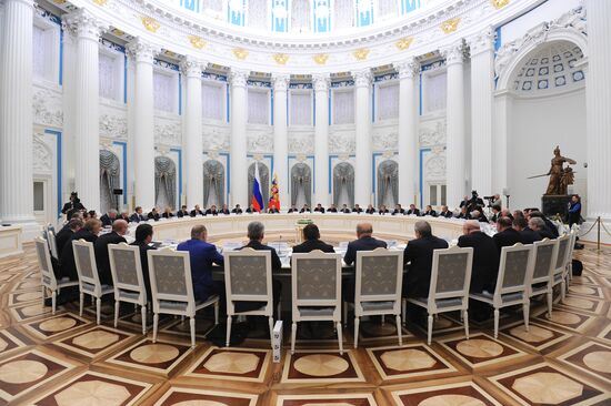 President Vladimir Putin holds meeting of Council on Physical Fitness and Sports and Russia-2018 Organizing Committee