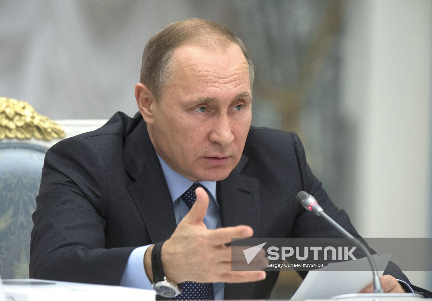 President Vladimir Putin holds meeting of Presidential Council for Physical Fitness and Sports and Russia-2018 Organizing Committee