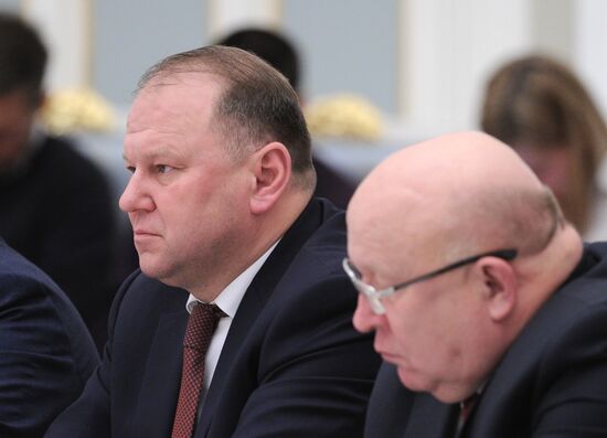 President Vladimir Putin holds meeting of Presidential Council for Physical Fitness and Sports and Russia-2018 Organizing Committee