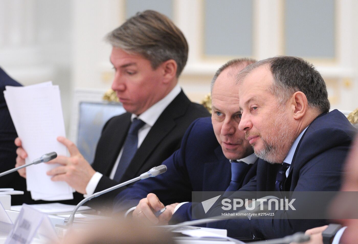President Vladimir Putin holds meeting of Presidential Council for Physical Fitness and Sports and Russia-2018 Organizing Committee
