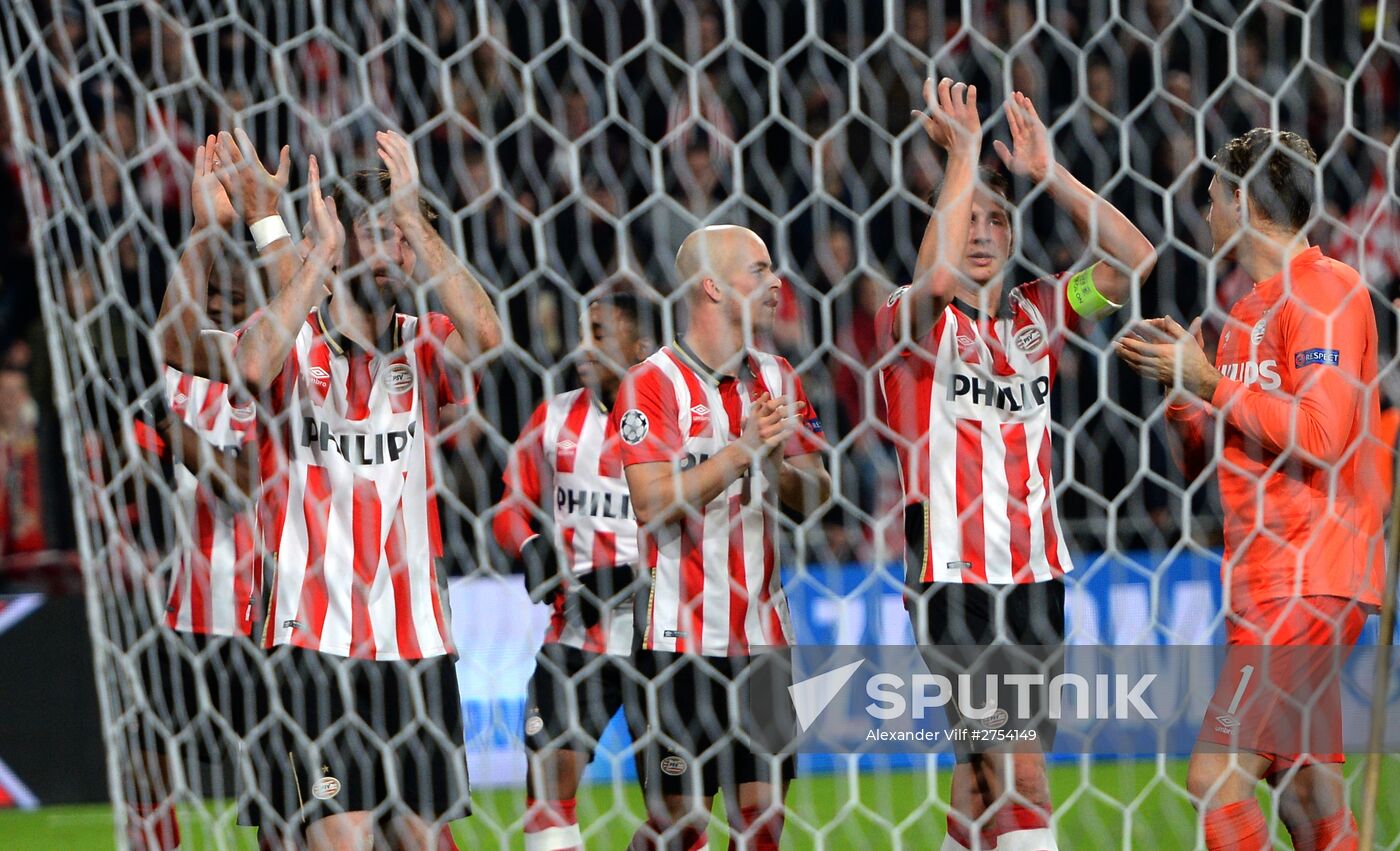 Football. Champions League. PSV Eindhoven vs CSKA