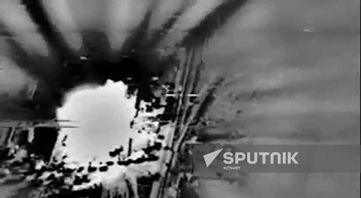 Rostov-on-Don submarine launches 3M-54 Kalibr (Klub) anti-ship missiles