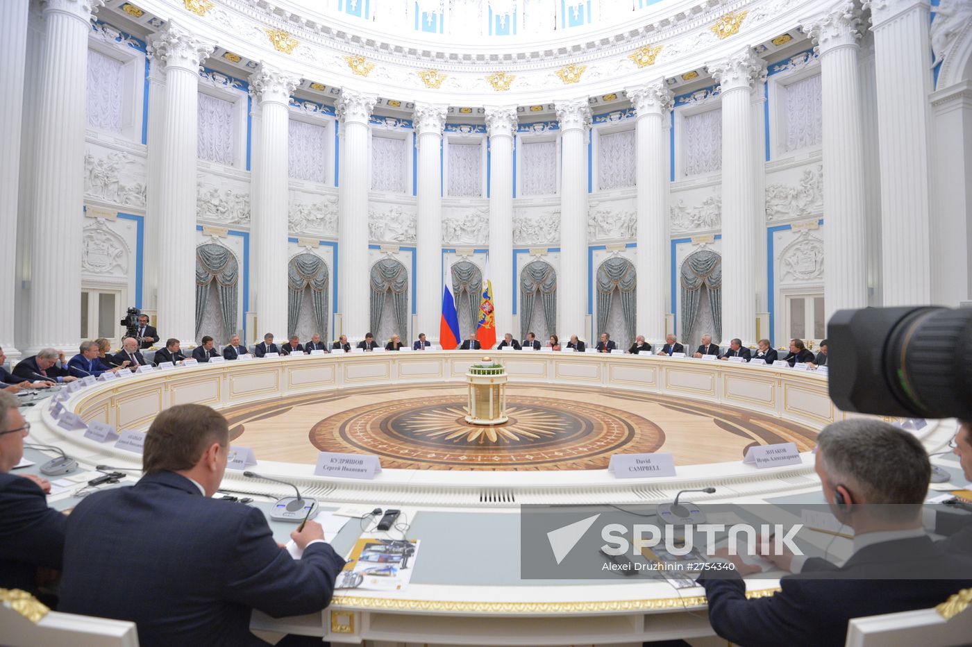 President Vladimir Putin chairs a meeting of the Mariinsky Theatre Board of Trustees