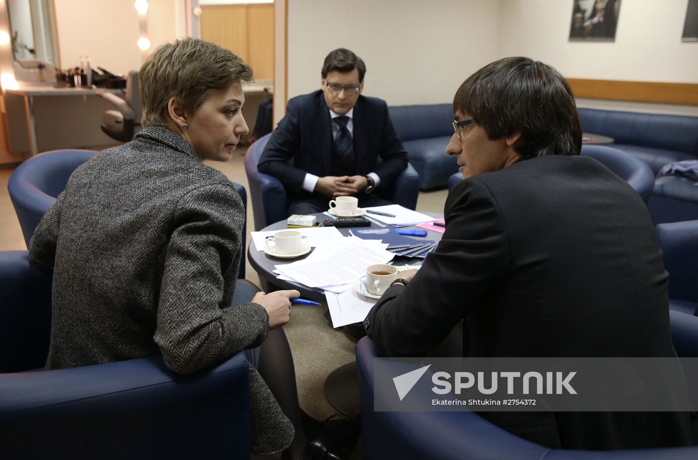 Prime Minister Dmitry Medvedev's interview with five television channels