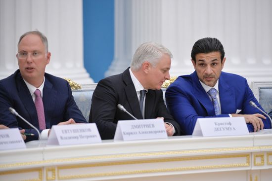 President Vladimir Putin chairs a meeting of the Mariinsky Theatre Board of Trustees