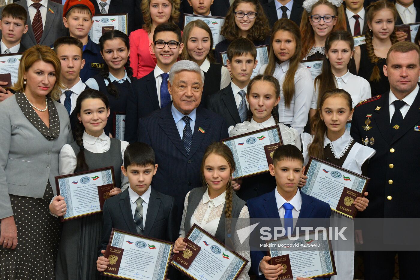 Passport issuance ceremony in Kazan