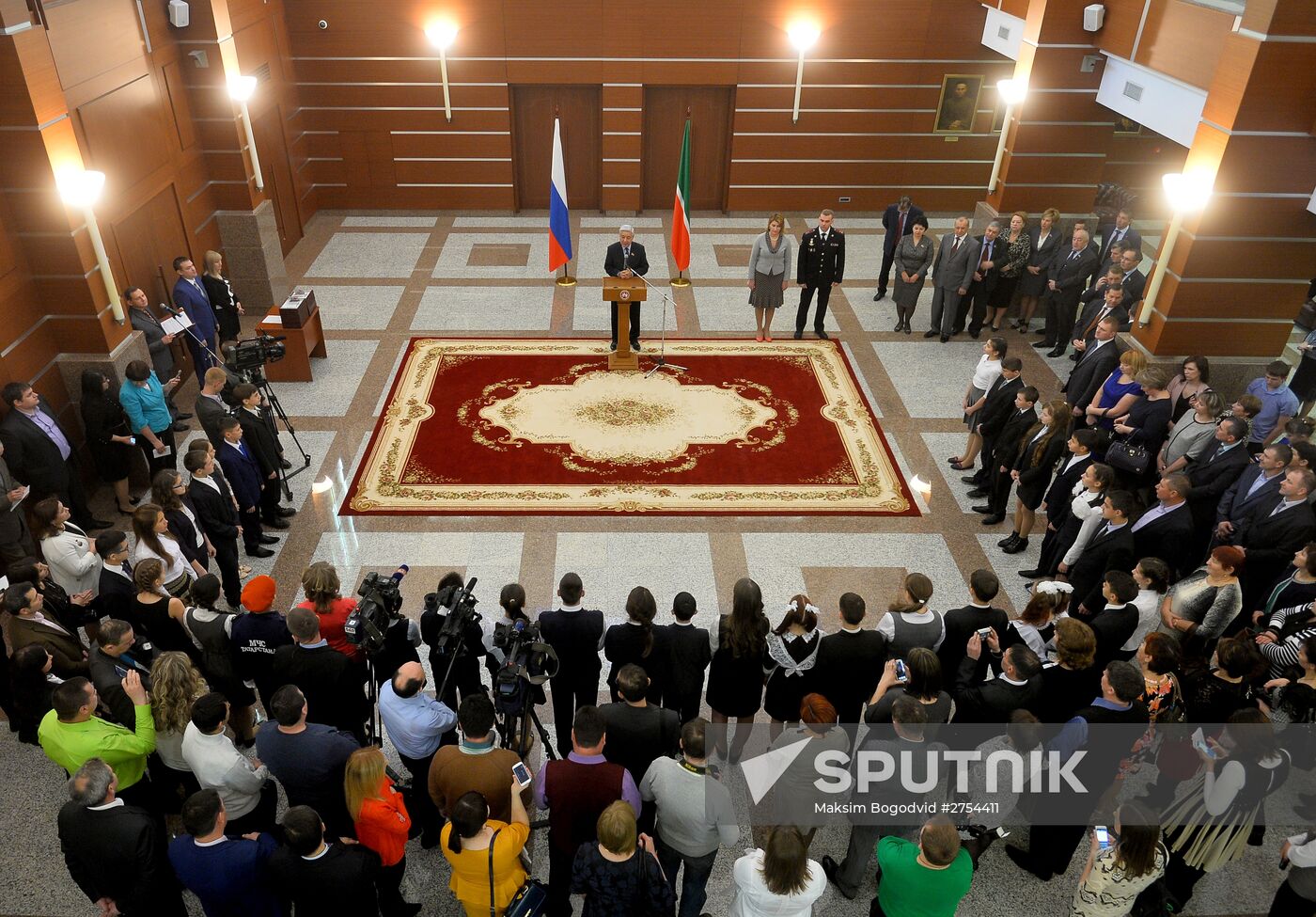 Passport issuance ceremony in Kazan