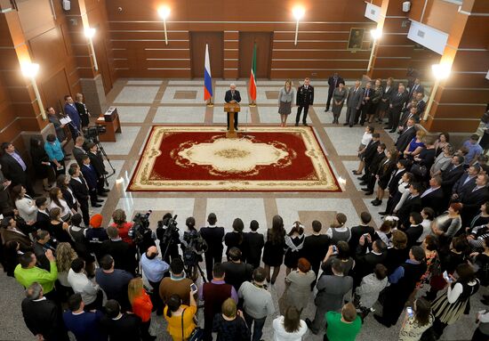 Passport issuance ceremony in Kazan
