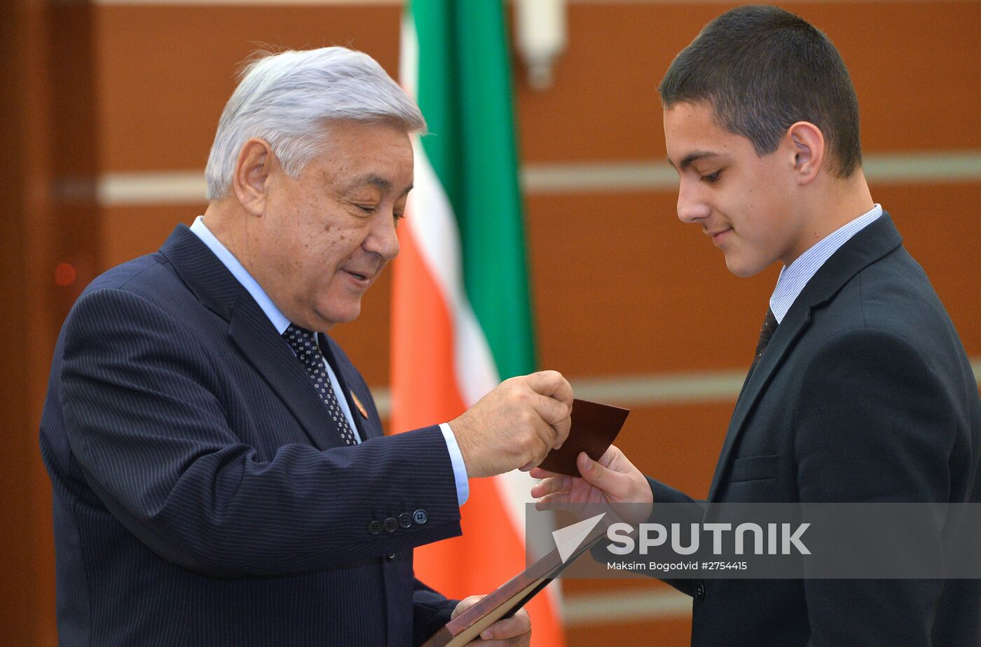 Passport issuance ceremony in Kazan
