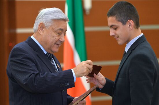 Passport issuance ceremony in Kazan