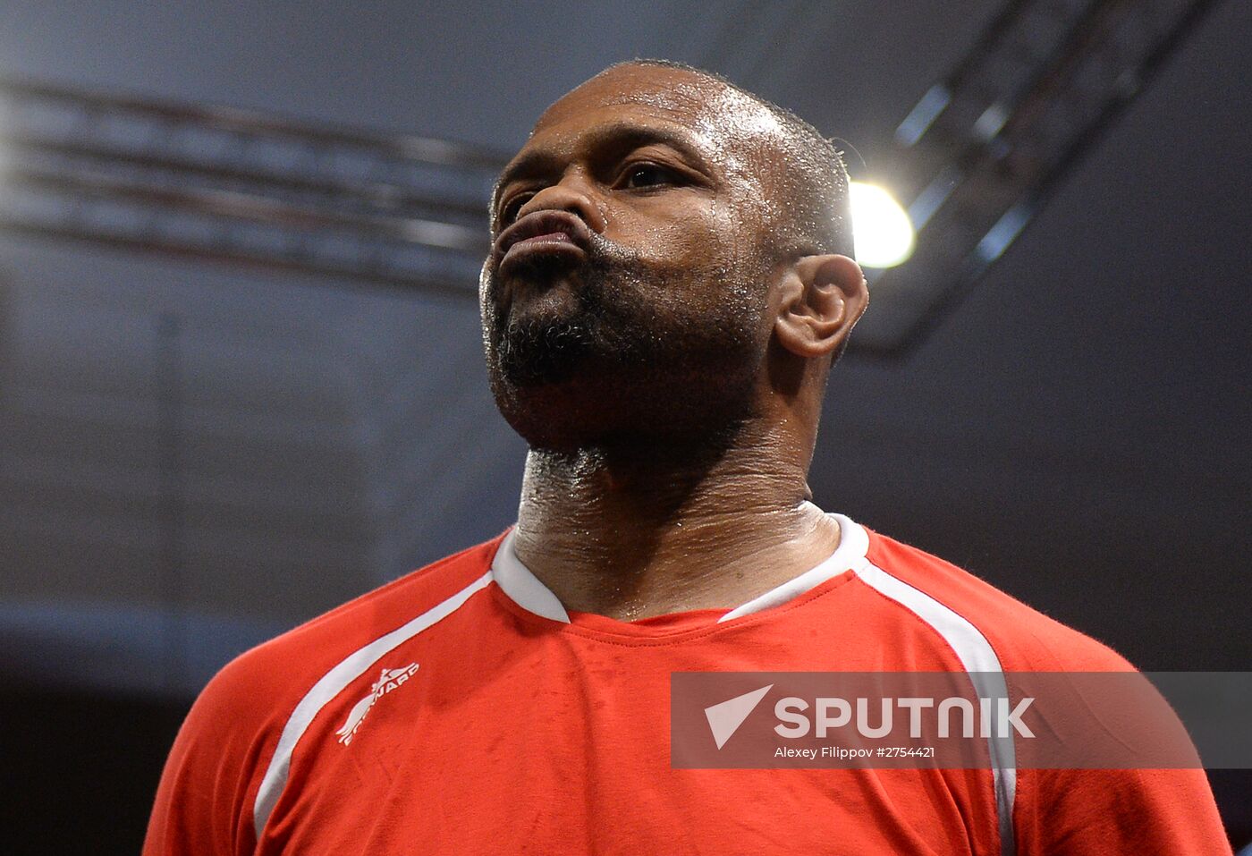 Boxing. Training by Enzo Maccarinelli and Roy Jones Jr.