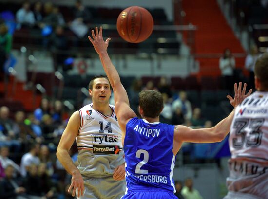 Eurocup Basketball. Zenit vs. Lietuvos Rytas