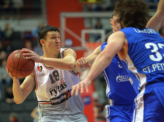 Eurocup Basketball. Zenit vs. Lietuvos Rytas