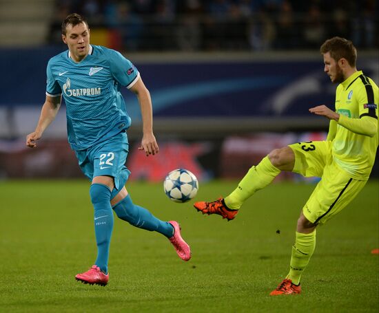 Football. Champions League. Gent vs. Zenit