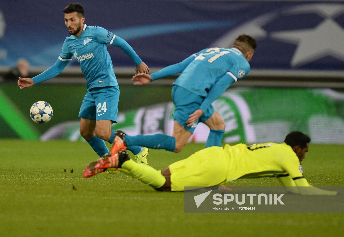 Football. Champions League. Gent vs. Zenit