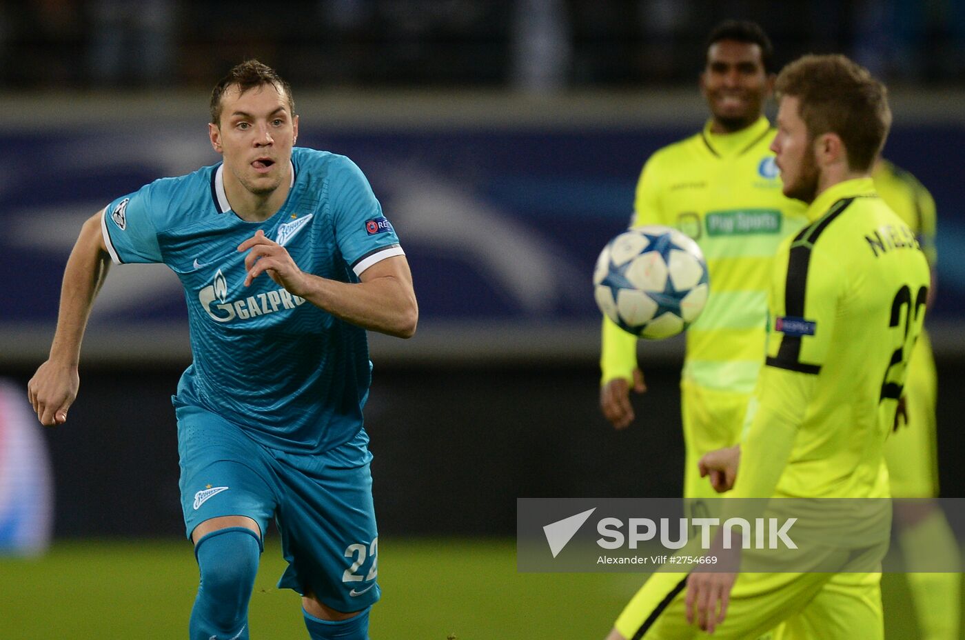 Football. Champions League. Gent vs. Zenit