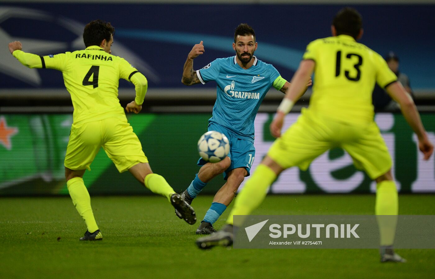 Football. Champions League. Gent vs. Zenit