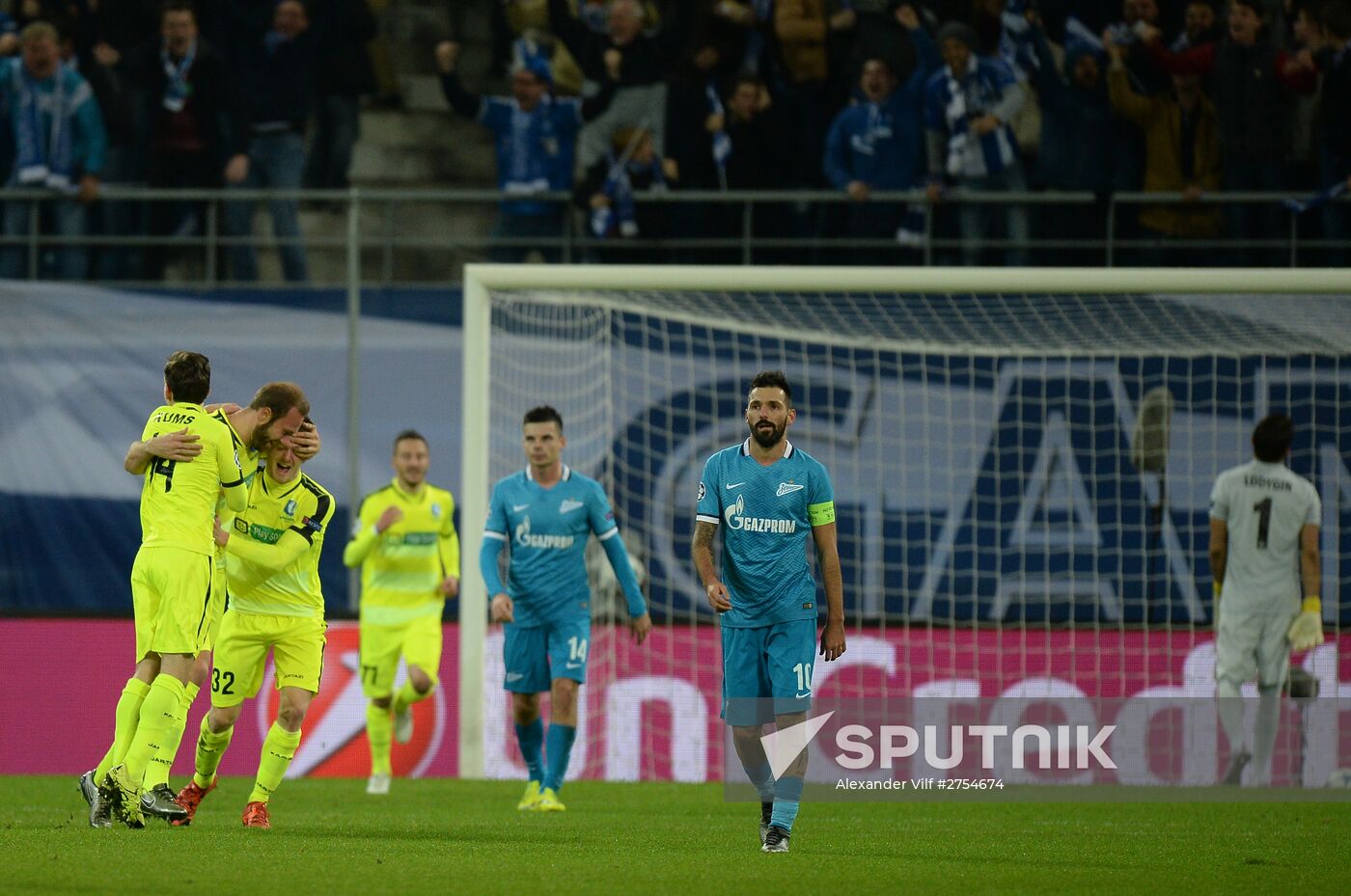 Football. Champions League. Gent vs. Zenit