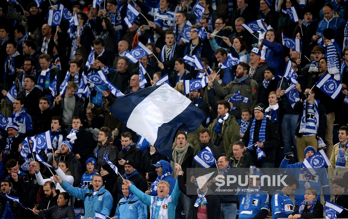 Football. Champions League. Gent vs. Zenit