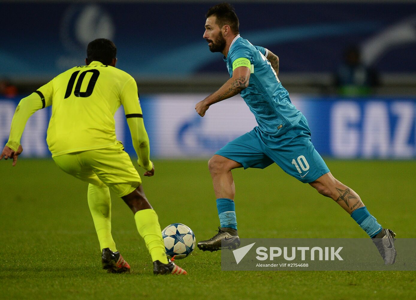 Football. Champions League. Gent vs. Zenit
