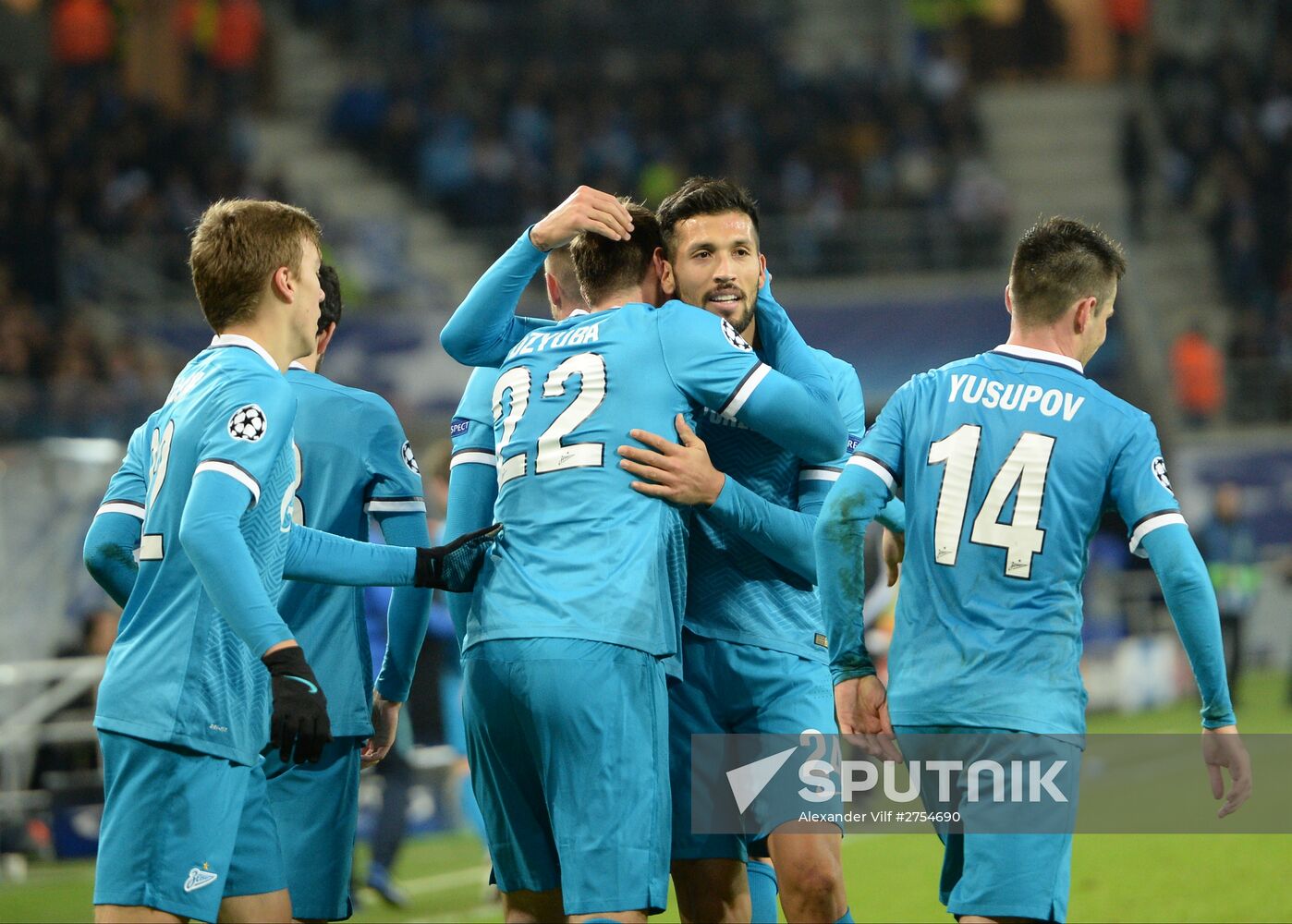 Football. Champions League. Gent vs. Zenit
