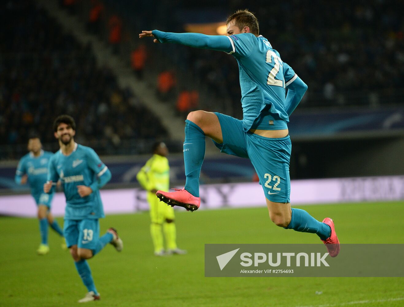 Football. Champions League. Gent vs. Zenit