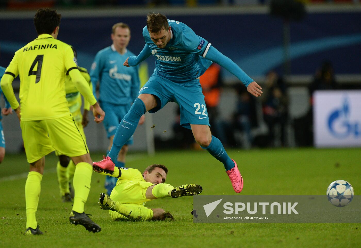 Football. Champions League. Gent vs. Zenit