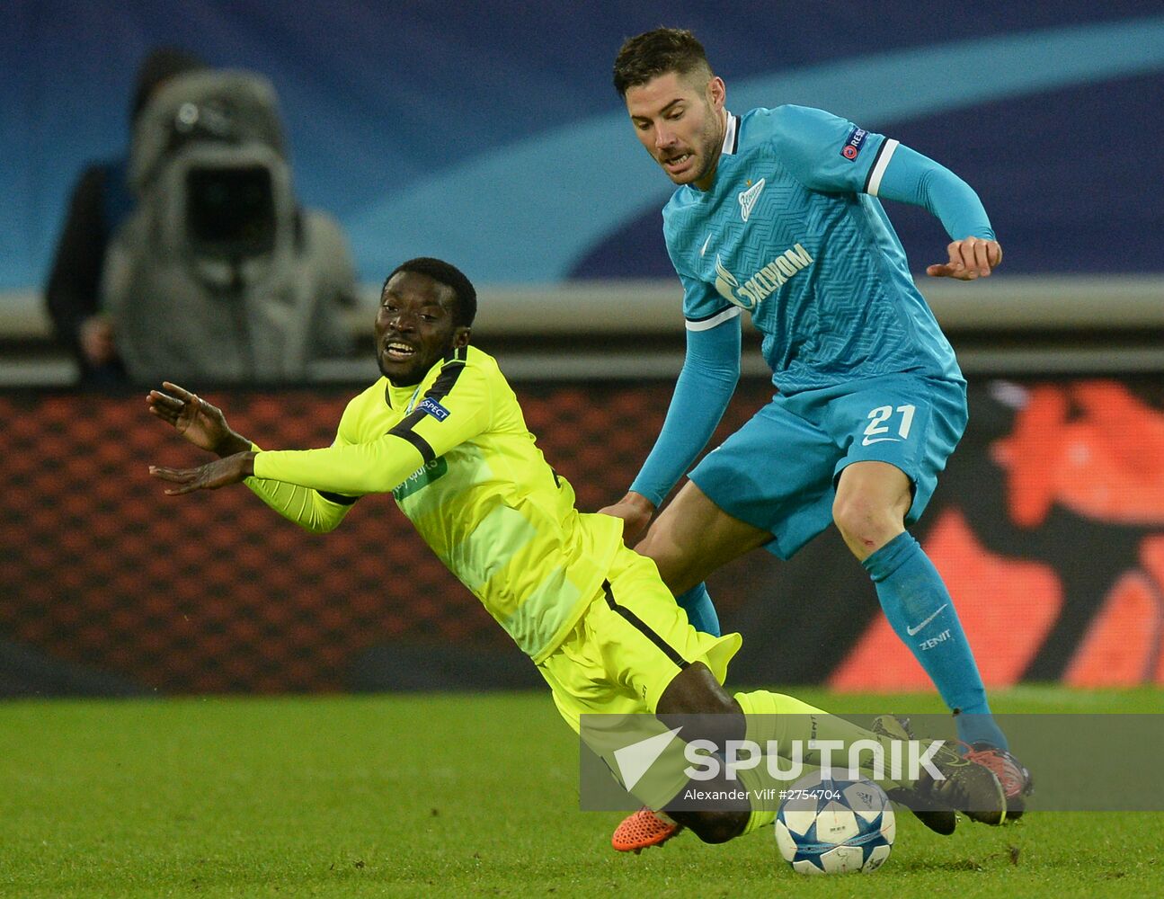 Football. Champions League. Gent vs. Zenit