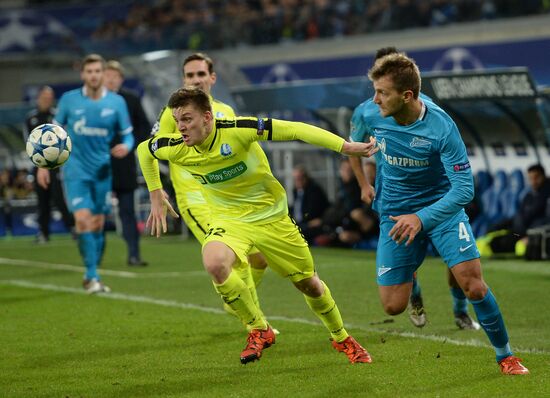 Football. Champions League. Gent vs. Zenit