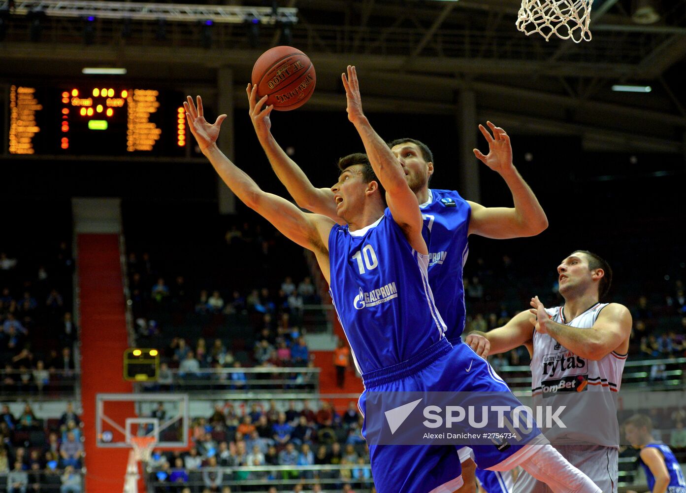 Eurocup Basketball. Zenit vs. Lietuvos rytas