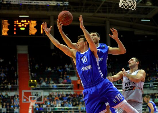 Eurocup Basketball. Zenit vs. Lietuvos rytas