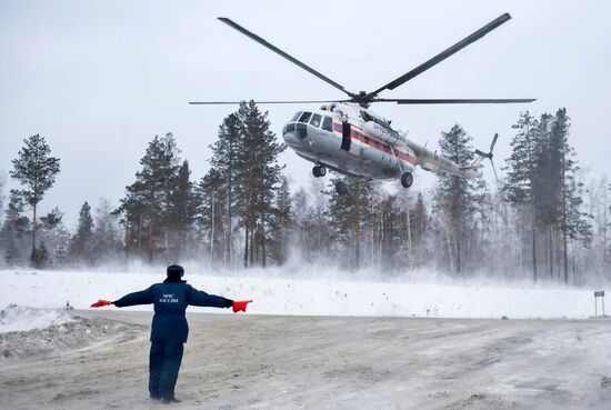 EMERCOM drills in Irkutsk Region