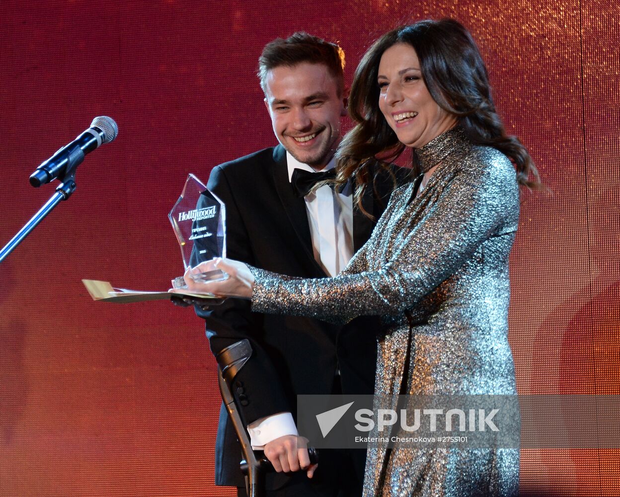 Hollywood Reporter Award ceremony in Moscow