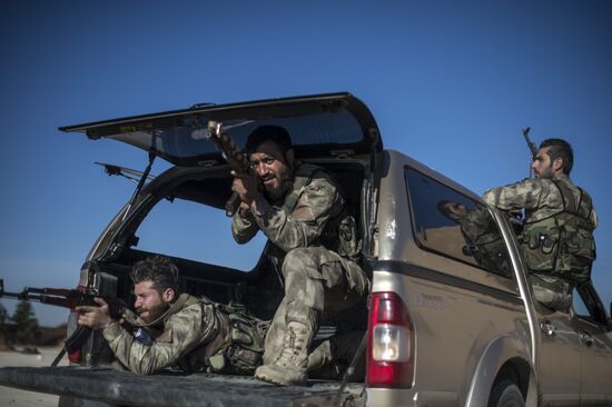 Assyrian "Sotoro" self-defense forces in al-Qamishli