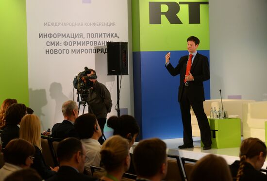 RT conference "Information, messages, politics: the shape-shifting powers of today's world"