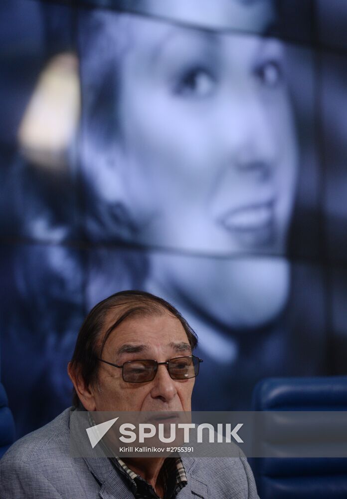 News conference on "Naval cadets-1787" project start and film director Druzhinina's 80th anniversary