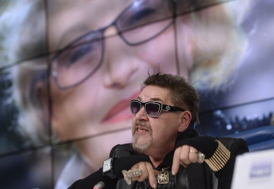 News conference on "Naval cadets-1787" project start and film director Druzhinina's 80th anniversary