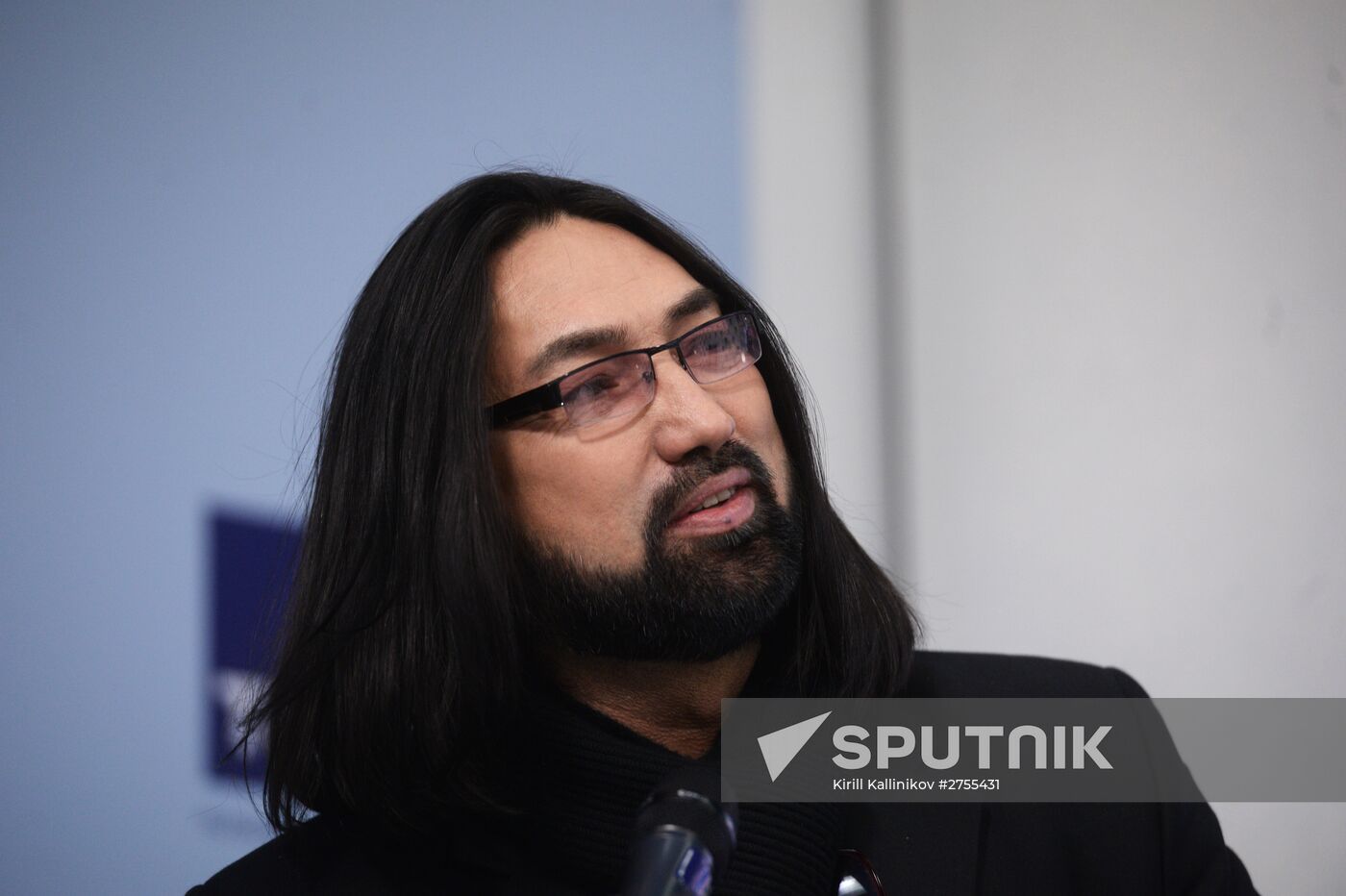 News conference on "Naval cadets-1787" project start and film director Druzhinina's 80th anniversary